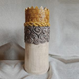 Sakallı Kral Seramik Vazo