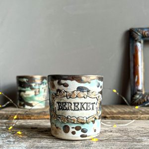 "Bereket" El Yapımı Porselen Dilek Mumu