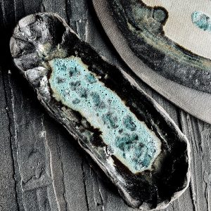 Ocean El Yapımı Seramik Sushi / Peynir Sunum Tabak Seti