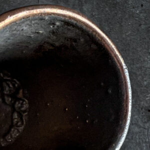 orange slice el yapımı seramik oval espresso kahve bardağı