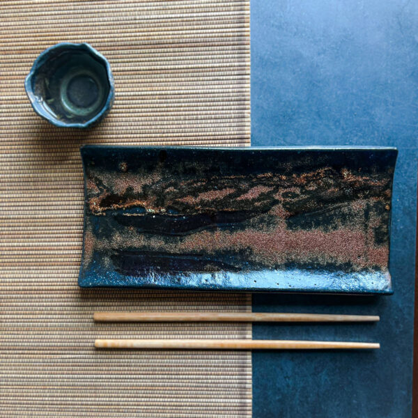 miso el yapımı seramik sushi tabağı 2