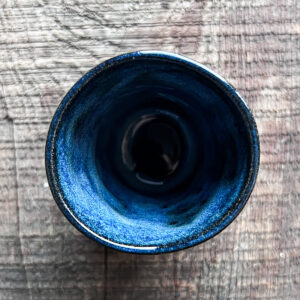 blue drops el yapımı seramik espresso kahve bardağı