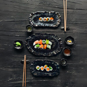sashimi sushi tabak takımı